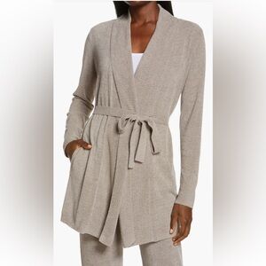 Barefoot Dreams Taupe CozyChic Ultra Lite Robe/Cardigan